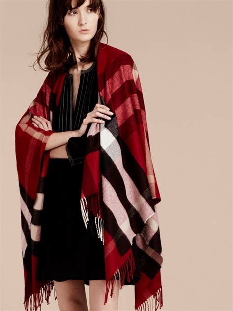 burberry red cape|burberry capes and ponchos.